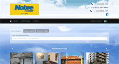Desktop Screenshot of nobreimoveispraiagrande.com.br